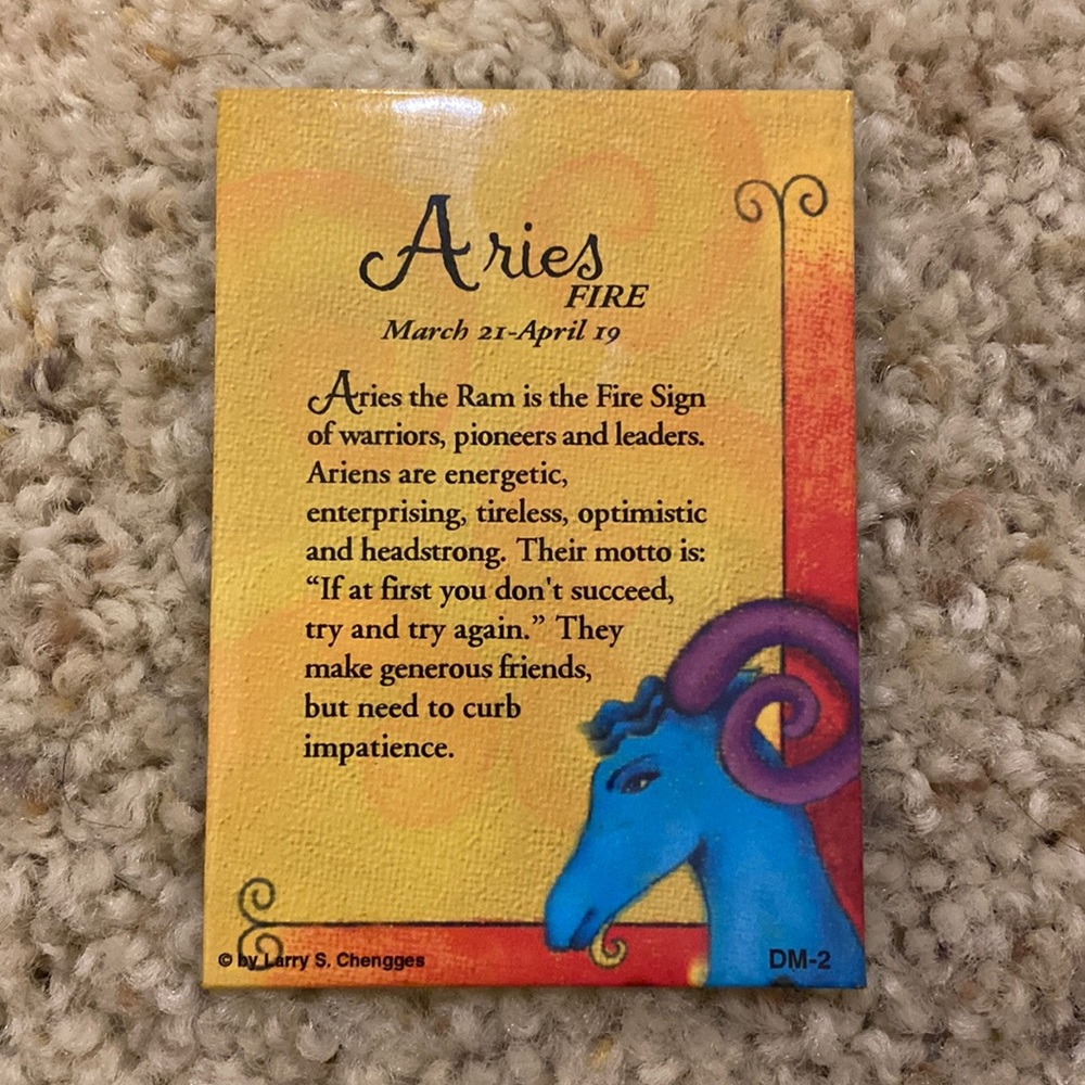 Aries ♈️ magnet